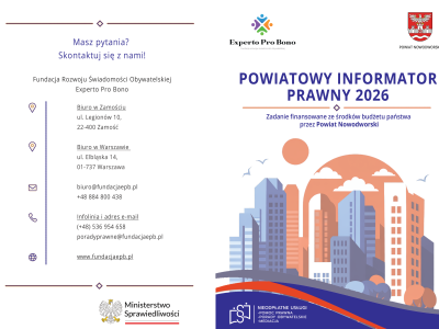 grafika dotycząca nieodpłatnej pomocy prawnej